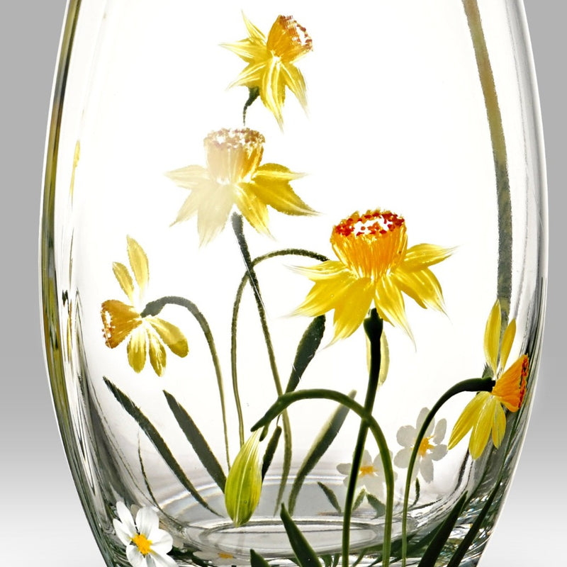 Nobile Daffodil Roundish Vase - 20cm