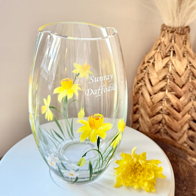 Nobile Daffodil Roundish Vase - 20cm