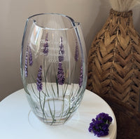 Nobile Lavender Roundish Vase - 20cm