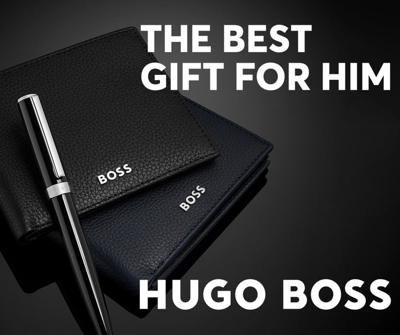 Hugo Boss Label Chrome Rollerball Pen - HSH2095B