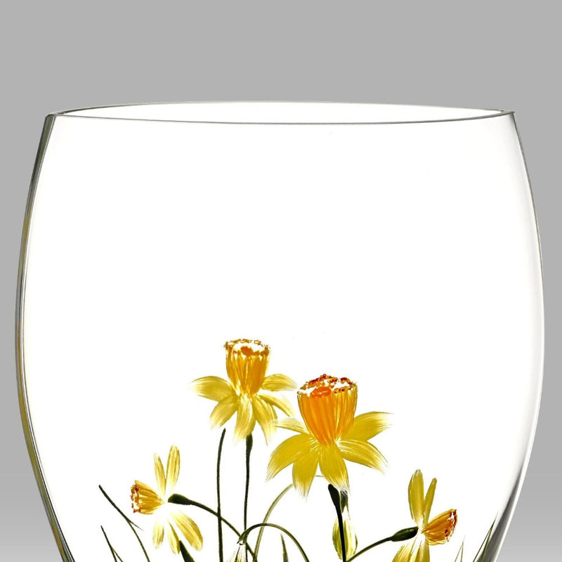 Nobile Daffodil Curved Vase - 21cm