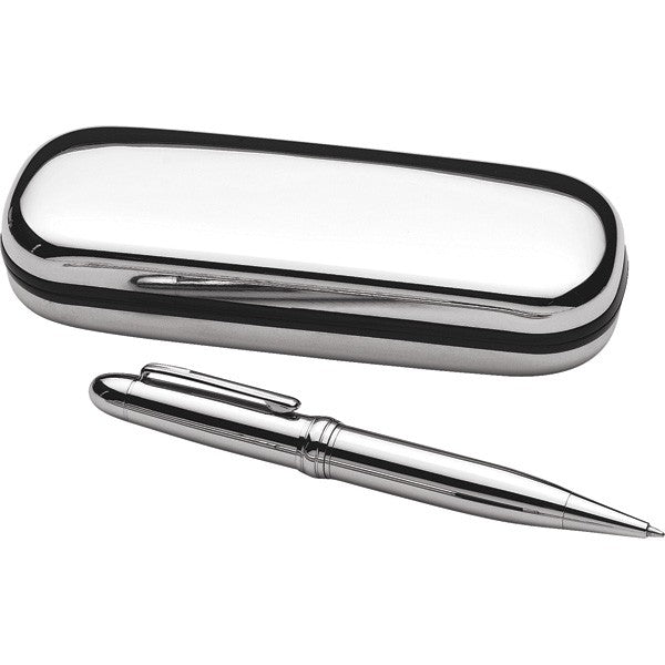 25 x Chrome Pen & Pen Case